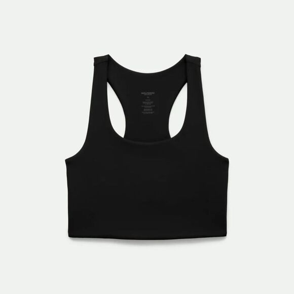 NEW Girlfriend Collective Paloma Racerback Bra - Black Small - Picture 5 of 7